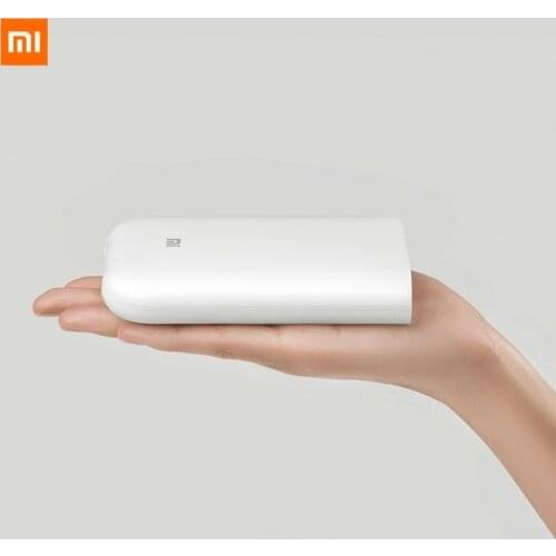 Original Xiaomi AR Pocket Photo Printer 300dpi Portable Travel Pocket Bluetooth Printer Bright Colors Picture Camera DIY Share