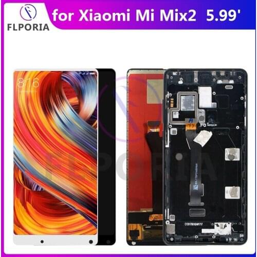 Original LCD for Xiaomi Mi Mix 2 Mix2 Mix Evo LCD Display LCD Screen with Frame Touch Screen Digitizer 5.99" Phone Repair Parts
