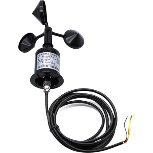 Three Cup Anemometer Pulse Signal Output Wind Speed Sensor Transmitter