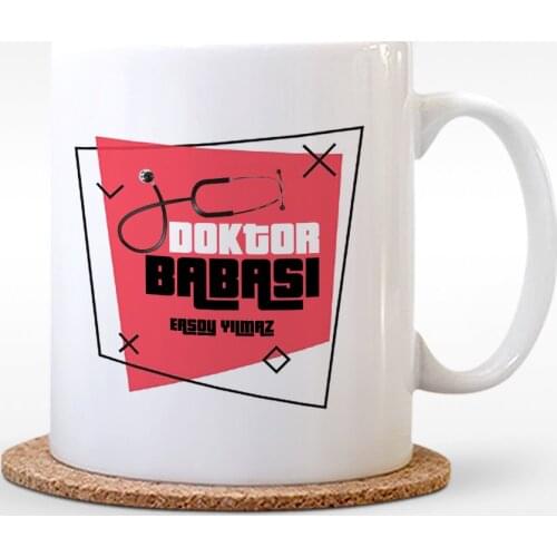 Personalized Doctor Father Design White Mug Cup-1