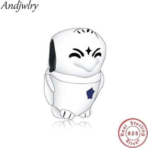 925 Sterling Silver American Bald Eagle Charm Fit Original Charms Bracelet 925 Sliver Bead Pendant Necklace DIY Jewelry Berloque