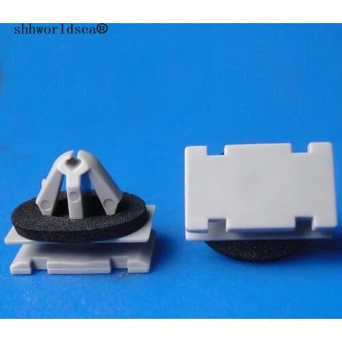 Shhworldsea 100PCS cars plastic clips car fastener retainer Car threshold powder Rocker Panel Retainer for GM 11571175