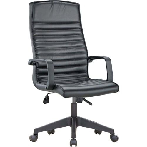 Space Office Victor Manager Chair-Black-Plastic