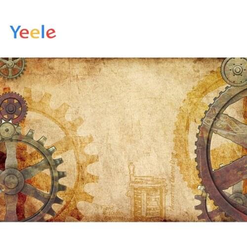 Yeele Birthday Photocall Mechanical Gear Customized Photography Backdrops Personalized Photographic Backgrounds For Photo Studio