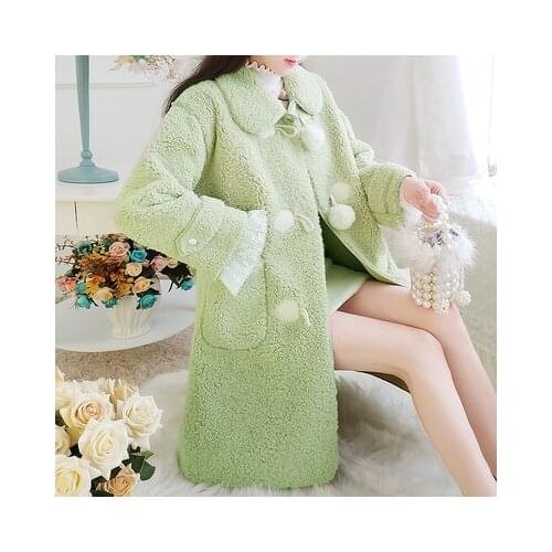 2021 Spring/autumn Women Wool Long Coat Office Lady Casaco Feminino White Pink Wollen Coats Green Winter Women Clothes