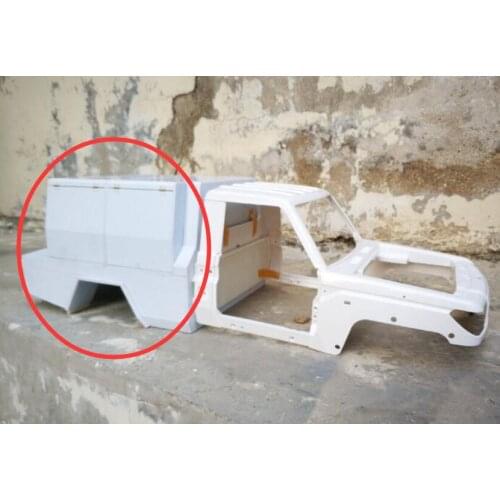 1/10 Hard Body Rear compartment Cargo box For BRX01 scx10 trx4 90046 LC70 climbing car shell lc79 rear bucket Toyota 313mm