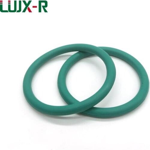 LUJX-R 10pcs 5.7mm O Ring FKM Green Gasket Oil Sealing OD75/80/85/90/93/100/105/115/120/125/130 O-Ring Washer Seal Gaskets