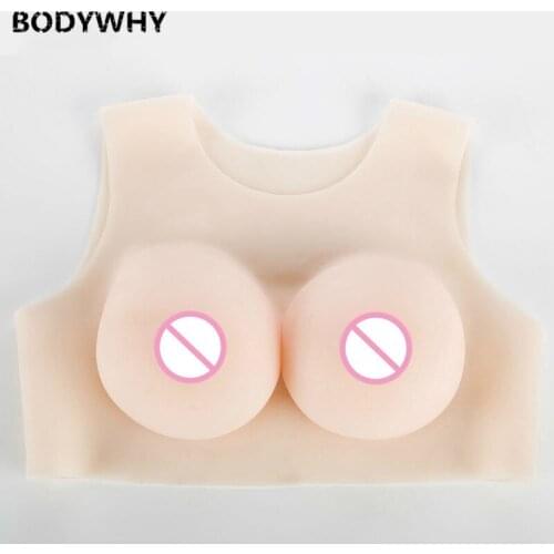 2300g New Design Vest Full Silicone Breast Forms False Fake Boobs Suitable For Transgender Crossdresser Shemale Drag-Queen