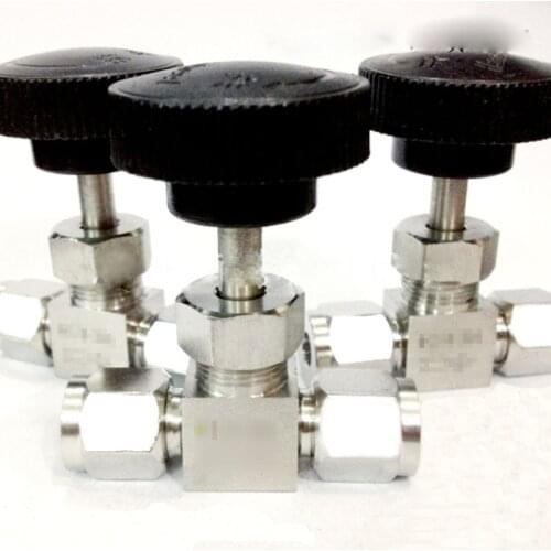 304) Stainless Steel Sleeve Needle Valve / Globe Valve / Regulator / Flow Control Valve 6MM