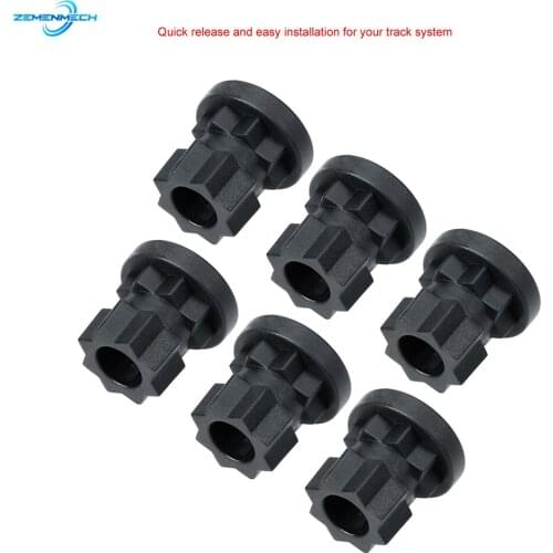 6PC Boat Accessories Ram Mount Track Mounting Base Track Gear Adapter Kayak Track Mount for Canoe Fishing Rod Kayak Track Mount
