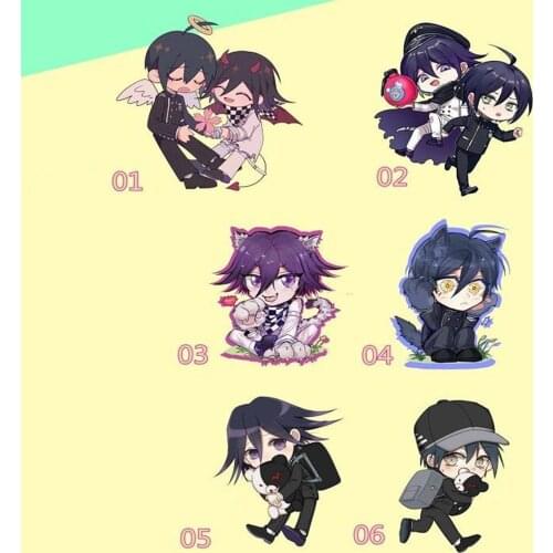 Danganronpa V3 Keychain Strap Figure Ouma Kokichi Saihara Shuuichi Acrylic 6cm