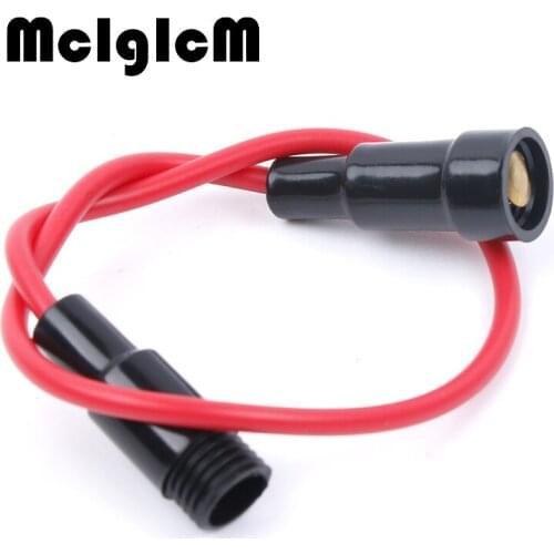 AGC 5*20mm 5x20 Fuse Holder Case In-Line Screw with 22AWG Wire Cable DG