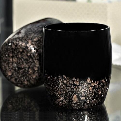 Classic Black crystal glass cup Very beautiful wine glasses Brief Lifestyle beverage cup