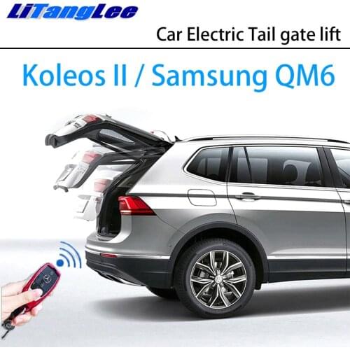 LiTangLee Car Electric Tail Gate Lift Trunk Rear Door Assist System for Renault Koleos II Samsung QM6 2016~2020 Remote Control