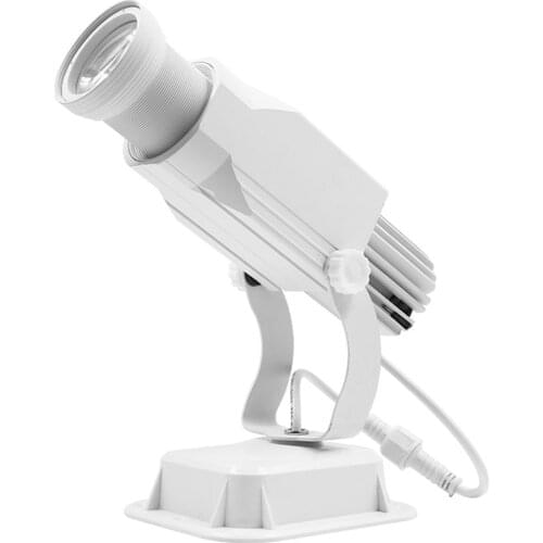 Logo Gobo Projector with Manual Zoom Light to Project Image Indoor for Company Store ,Custom 30W Led HD Advertising Lamp