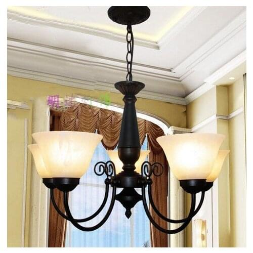 Multiple Chandelier Fashion light brief iron light american lighting lamps rustic restaurant lamp