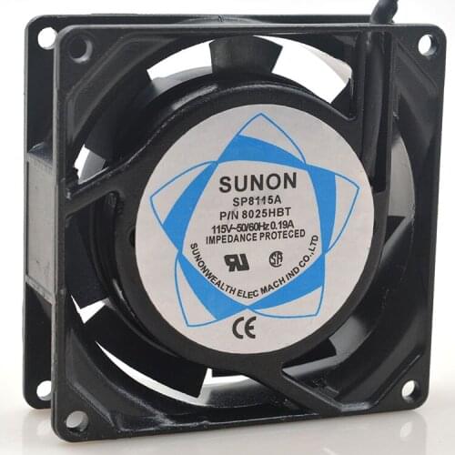 New original SP8115A P/N 8025HBT 115V 8025 8CM pure copper cooling fan