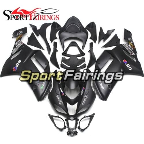 Matte Black Motorcycle Fairings for ZX6R 636 07 08 2007 2008 Cowlings Body Frames Injection ABS Plastic Carenes Covers