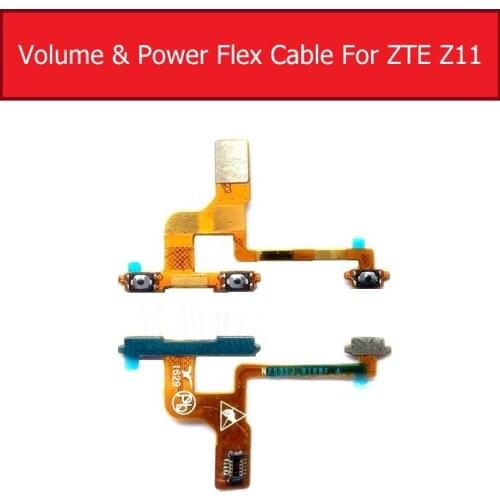 Genuine Power&Volume Flex Cable For ZTE Nubia Z11 NX531J Power & Volume Side keypad switch Button Flex Ribbon Phone Repair Parts