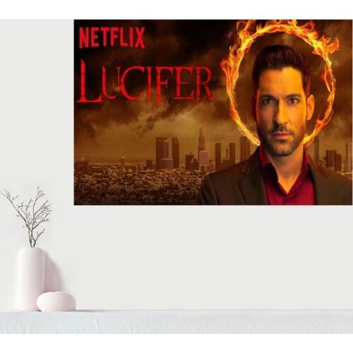 Custom Lucifer Canvas Painting Home Room Wall Decoration Canvas Posters And Decoration Pictures