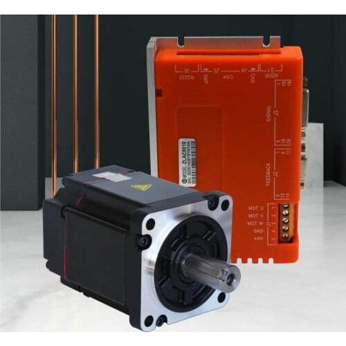 48V200W3000rpm60mm servo motor,2500 line magnetic encoder,suitable for machine tool engraving machine equipment,driver optional