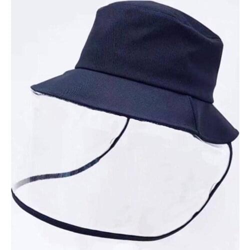 Windproof Cotton Bucket Hat Dropletsproof Boonie Hat Beach Cap Accessory 52-54cm