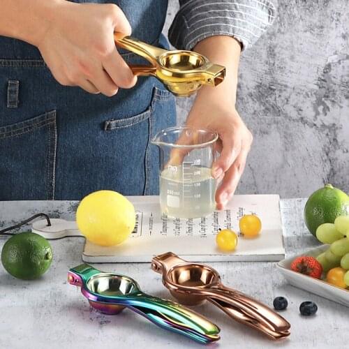 1PC Stainless Steel Manual Juicer Household Lemon Clip Creative Orange Juicer Squeezer Fruit Hand Pressing Kitchen Accessories