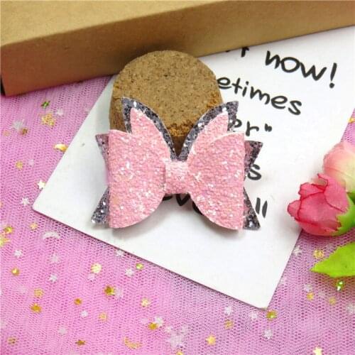 1 Piece Lovely Mouse Flash Ties Bows Elastic Bands For Baby Girls Hairpin Creativity Pink Clips Scrunchy Kids Hair Accessories