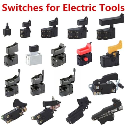 1PC Electric Tool Trigger Switch Speed Control Trigger Button for angle grinder Electric hammer Drill Speed Switch Lock / Unlock