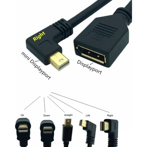 30cm Thunderbolt Mini DisplayPort Display Port DP male to DisplayPort female Adapter Cable Converter DP Mini DP 0.3m