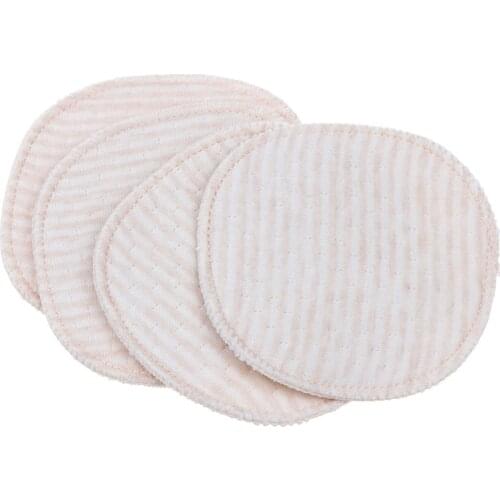4PCS Reusable Washable Baby Feeding Breast Maternity Nursing Pad Leakproof Anti Overflow Pads For Pregnant Women Bra Pad Mom