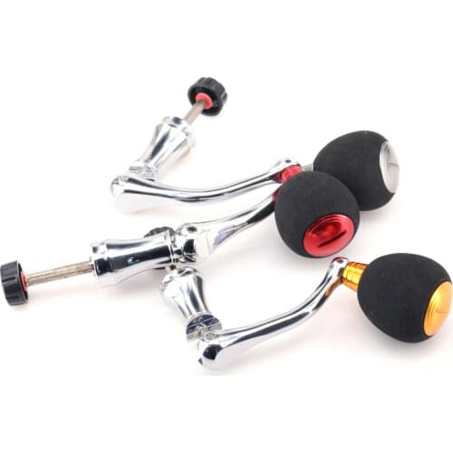 DEUKIO All-metal EVA Rocker Fishing Reel Rocker Aluminum Alloy Knob for Baitcasting Reel Fish Reel Tackle Accessory Rocker Badge