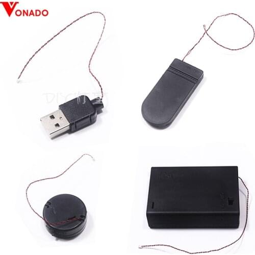 USB Cable Battery Case Led Light For Lego City Street Single lamp battery box USB For lego /pin/ Creator House DIY Toys