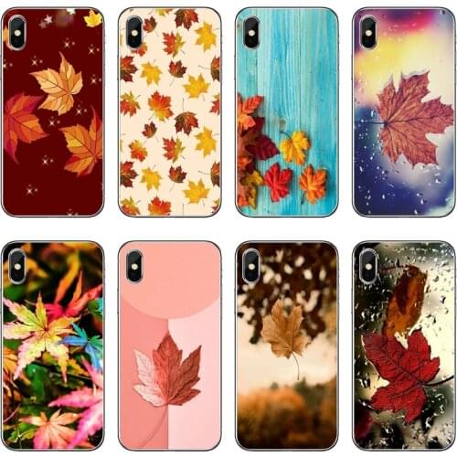 Sunset Autumn fall Maple Leaves Phone Case For Samsung Galaxy A71 A70 A60 A51 A50 A41 A40 A31 A30 A20E A21S A12 A10 A7 A5 A3
