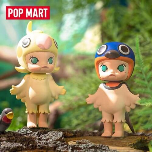 Blind Box Toys Original POP MART Molly Little Bird Series Model Confirm Style Cute Anime Figure Gift Surprise Box