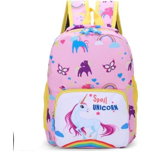 New Unicorn Kids School Bags For Boys&Girls Kindergarten School Backpacks for Children Animals Kids School Bag Mochila Infantil