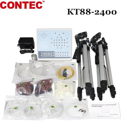 KT88-2400 24 Channel EEG Digital Brain Electric Activity Mapping PC software CE