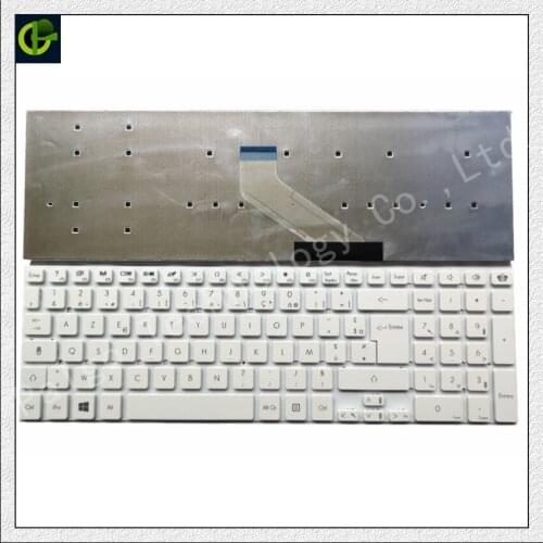 French Azerty Keyboard for Gateway NV52L NV56R NV75S NV55 NV55S NV57H NV56 NV57 NV77 Bell Easynote TS13 ts44 Q5WS8 white FR