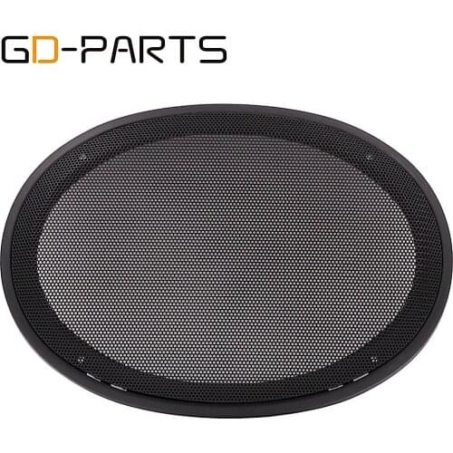 GD-PARTS 6"x9" Speaker Cover Loudspeaker Grille Steel Mesh Car Audio Tweeter Speaker Cover Hifi Audio DIY 1PC