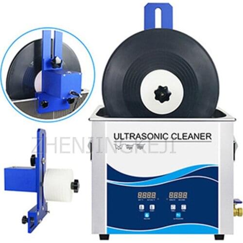 Digital Display Commercial Ultrasonic Cleaner Ultrasonic Vinyl Record Cleaning Machine Home Record Multifunction Cleaning Machin