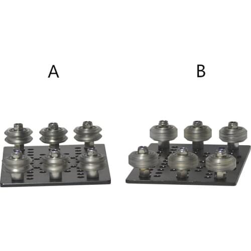 3D Printer wheel kit aluminum plate T3x88x127 special slide aluminium profile V-Slot Gantry Plate(20-80mm)