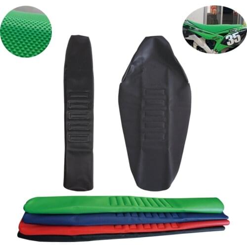 Motorcycle Seat Cover Cushion Set Package Non-Slip Gripper Soft For KXF CRF YZF WR TC FC SX SXF EXC 125 250 300 350 450 500