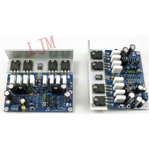 LJM-L20 Power Amplifier Board Two-channel Two Boards 200W8R V9.2 CLASS AB