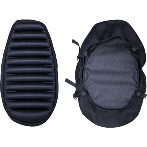 Motorcycle Air Seat Cushion Pressure Relief Breathable Motor Pad Universal Motorbike Non-Slip Inflatable Cover Cafe Cushions New