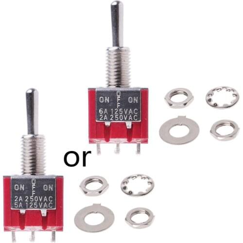 MTS-403 On-Off-On Mini Miniature Toggle Switch 3 Position 4PDT Rocker Switch