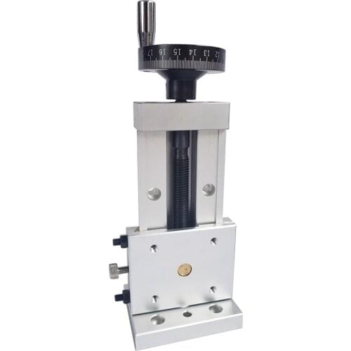 Precision Vertical Slide Dovetail Slot Screw Sliding Stage Z-axis Platform
