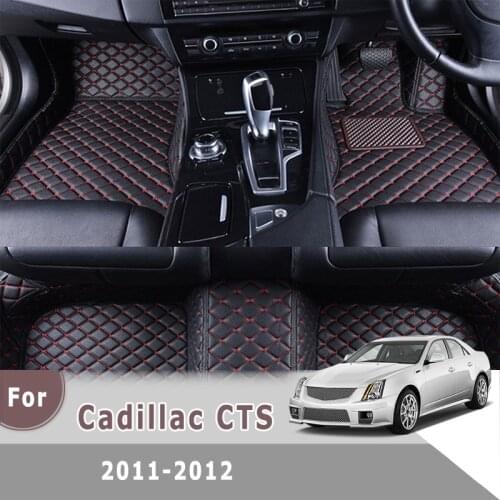 RHD Carpets For Cadillac CTS 2012 2011 Car Floor Mats Automobile Carpet Cover Accessories Interior Foot Liners decoration
