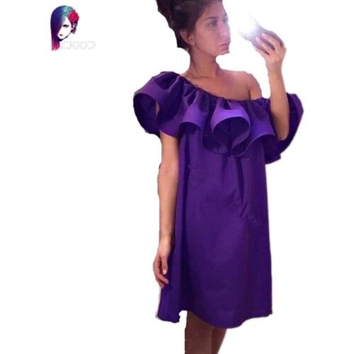 RUGOD Summer Dresses With Flounces