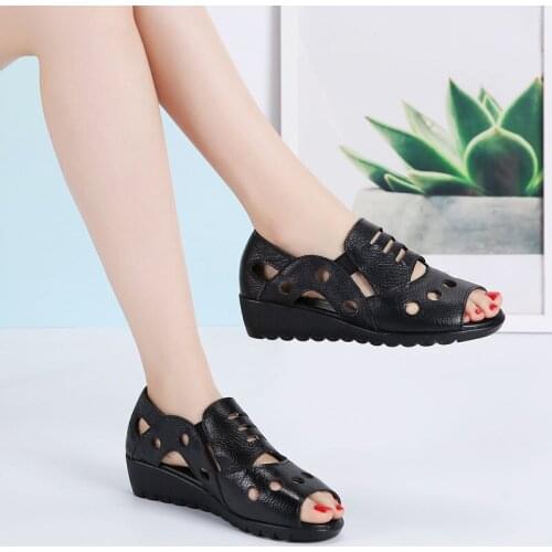 Women Sandals New Summer Shoes Woman Heels Sandals For Wedges Chaussure Femme Casual Gladiator Sandalen Dames