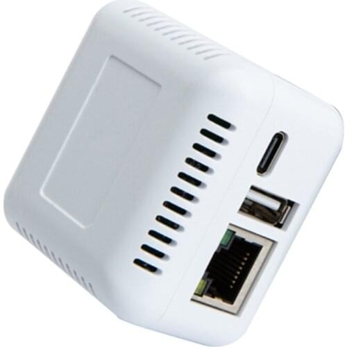 Networking USB 2.0 Port Fast 10/100Mbps Ethernet to USB 2.0 Network Print Server RJ-45 LAN Port USB Print Server Adapter
